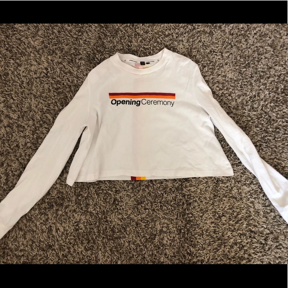 Opening Ceremony cropped long sleeve - XS